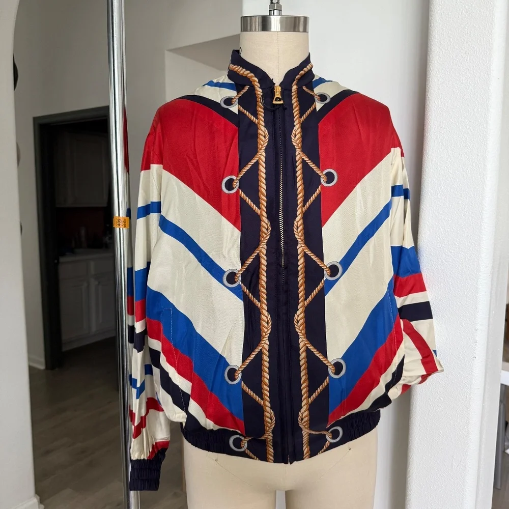 GUCCI‎ Men's Resort Exclusive Silk JACKET MONOGRAM SUPREME, Item 739750